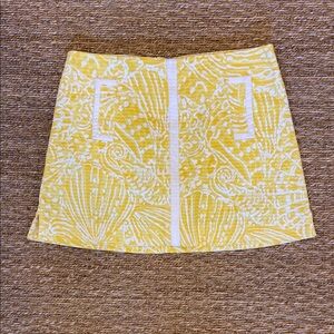 Lilly Pulitzer Yellow Skort